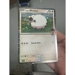 Hop's Wooloo FART SWIRL  2 SWIRLS Cosmos Holo NEAR MINT NM Pokemon card